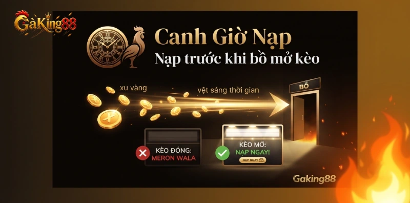 Nạp trước giờ khai cược để không lỡ kèo Meron và Wala của trận đang theo